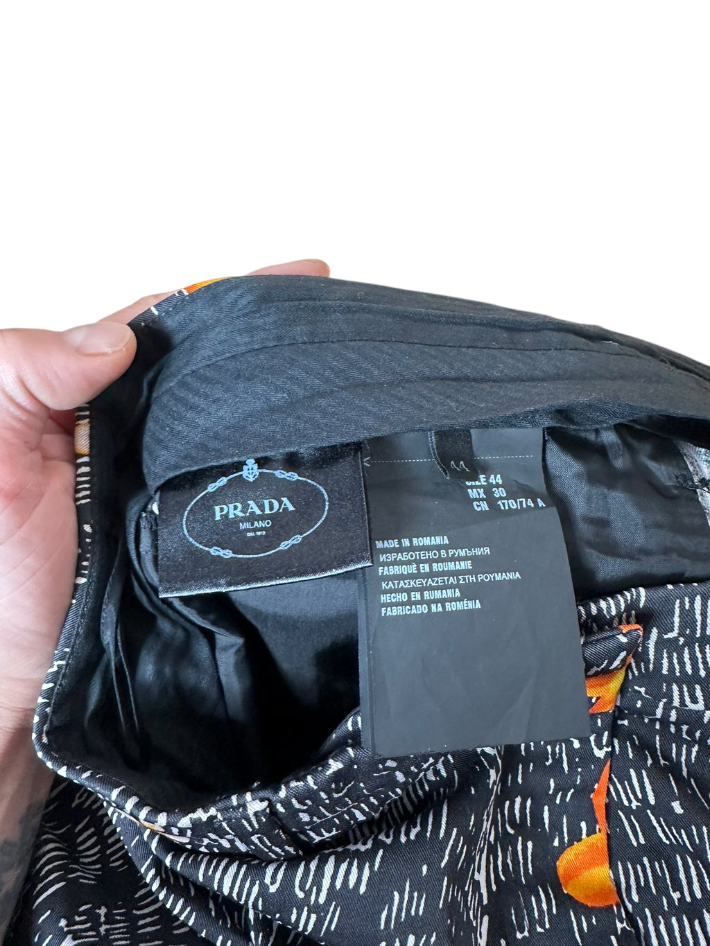 Prada pantaloni stampati — foto 10