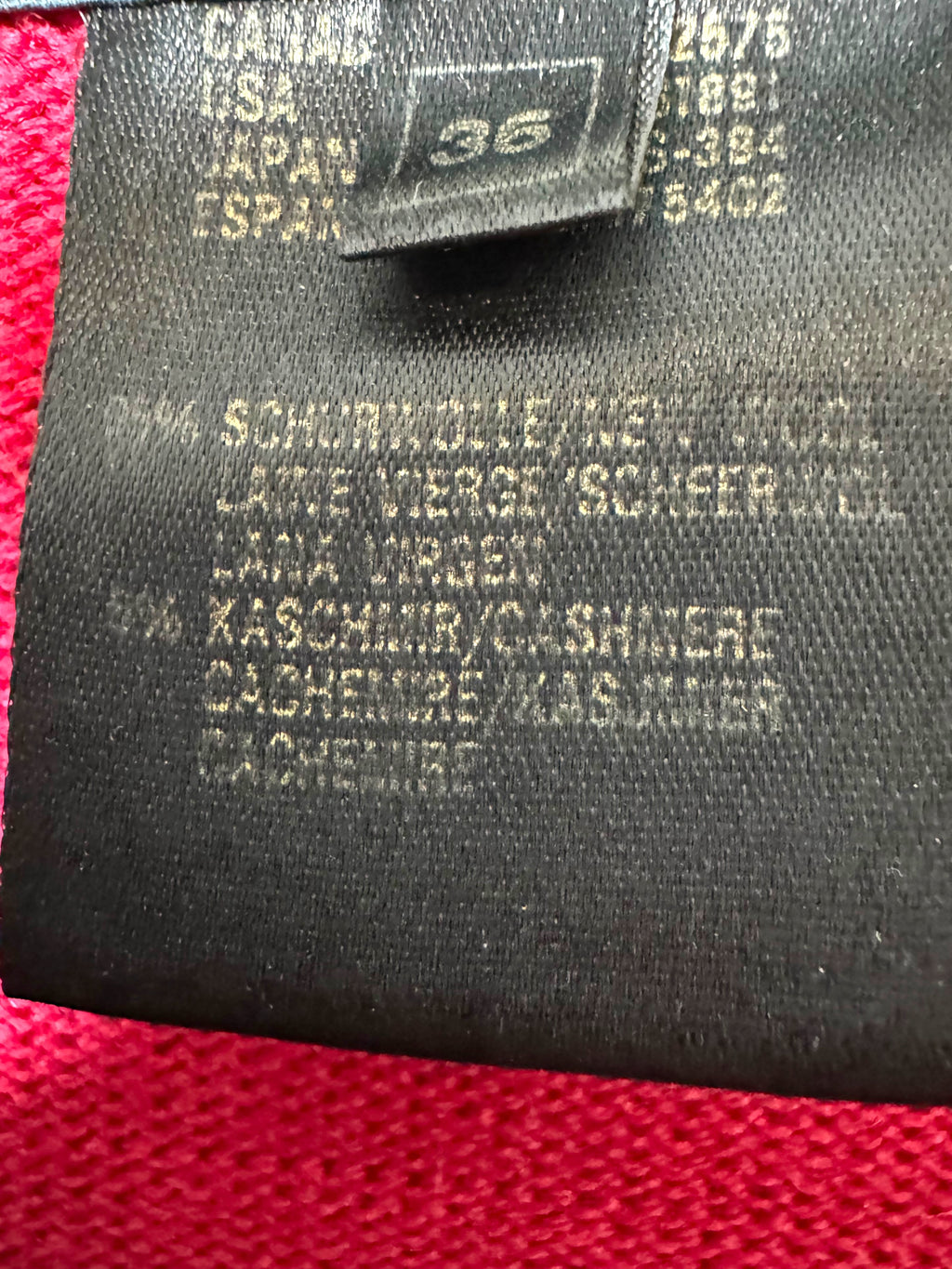 Escada cardigan vintage in lana e cachemire — foto 10