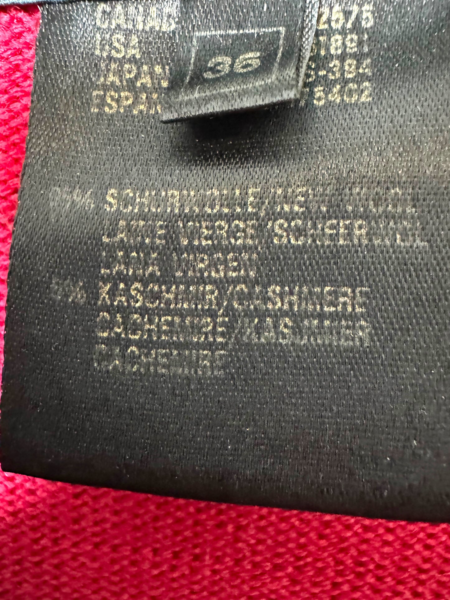 Escada cardigan vintage in lana e cachemire
