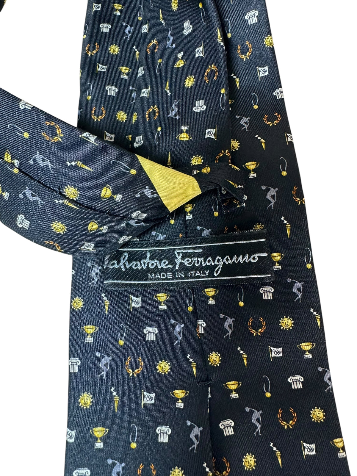 Salvatore Ferragamo cravatta in seta — foto 6