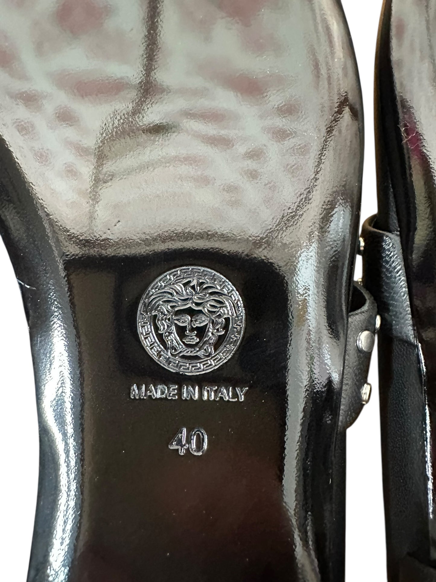 Versace ballerine in pelle (40)