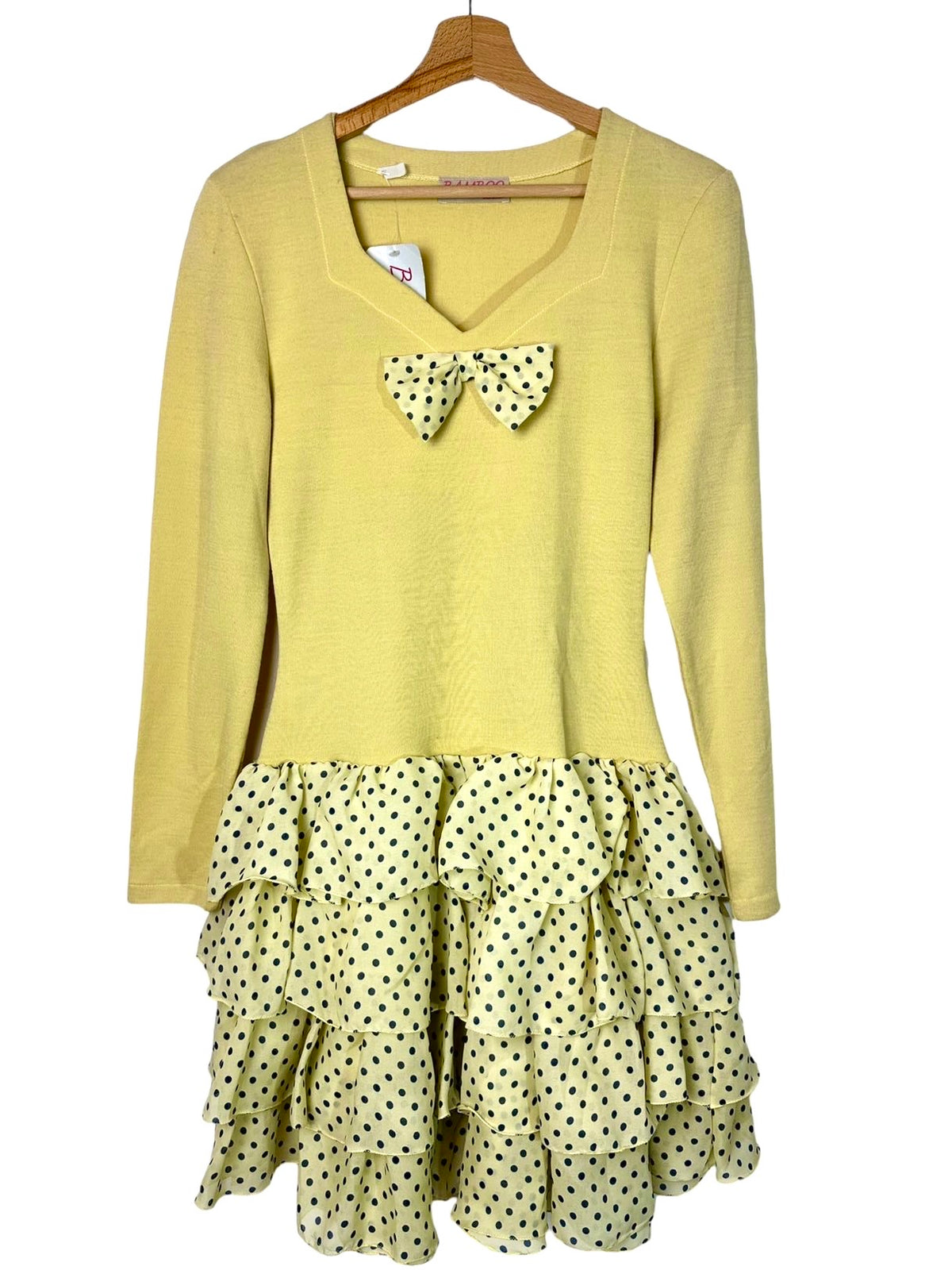 Abito vintage con fiocco