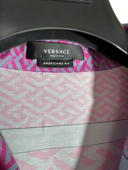 Camicia Versace Americana Fit - Cotone e Seta - Made in Italy