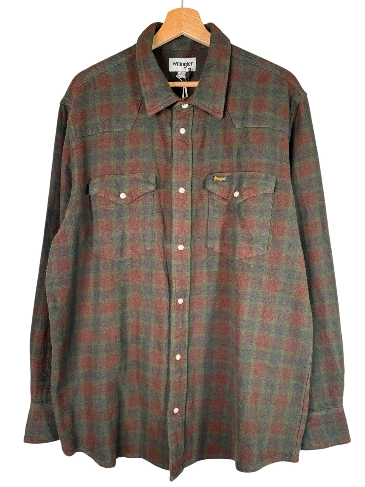 Camicia Wrangler Heritage Collection a quadri flanella taglia XL nuova