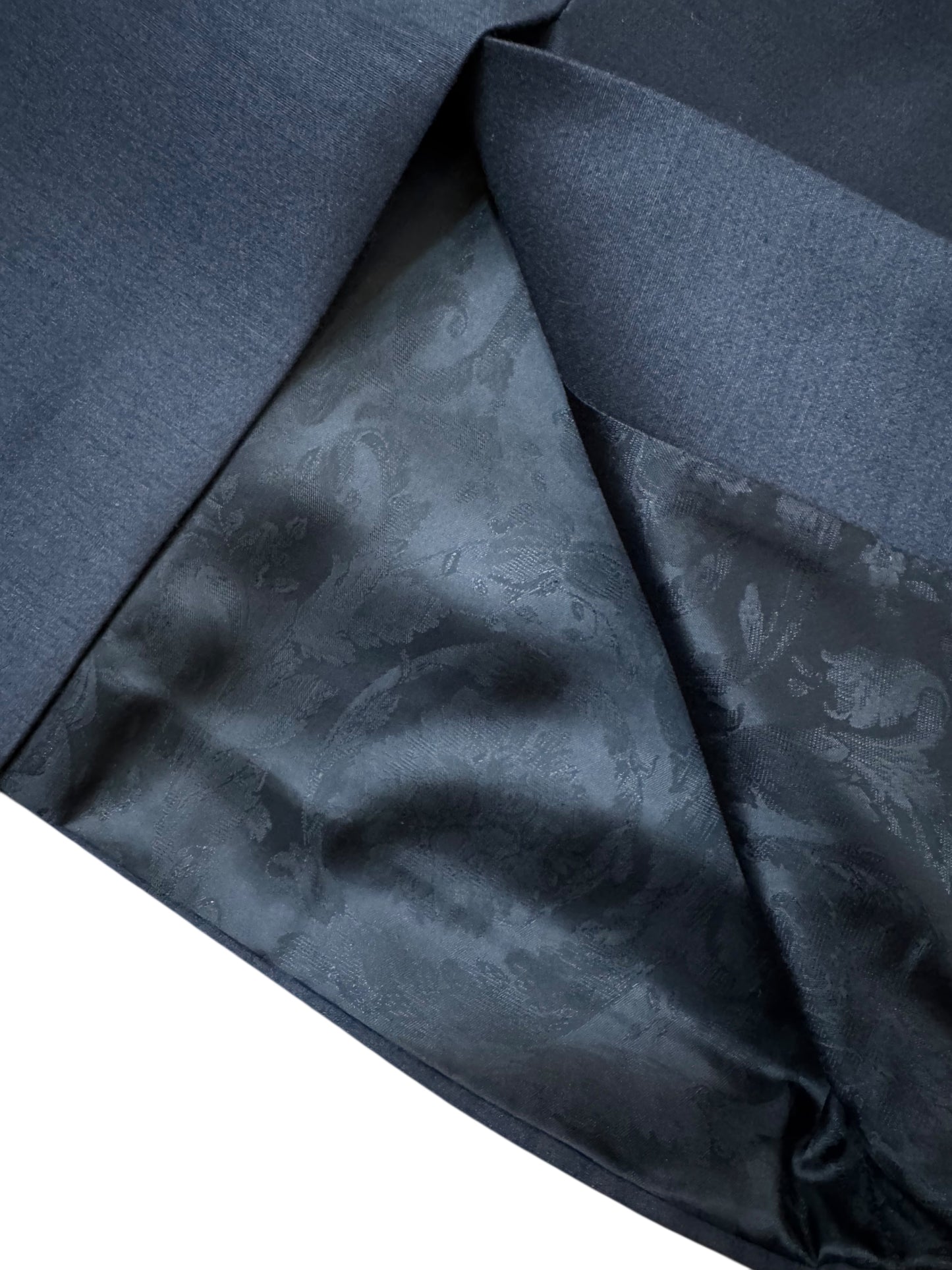 Gonna Versace nera lana e seta - Made in Italy - IT38 e IT36