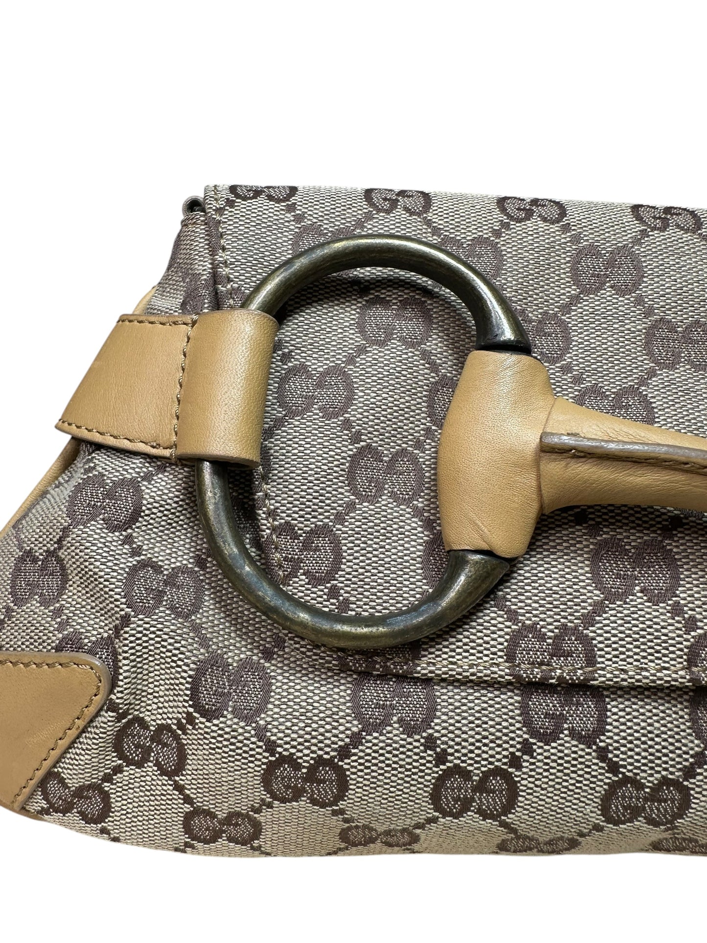 Gucci borsa Horsebit vintage GG