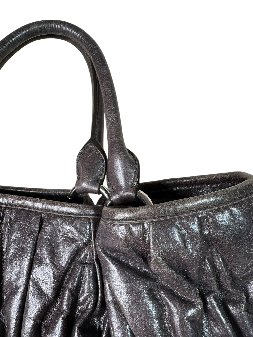 Miu Miu borsa in pelle matelassè — foto 9