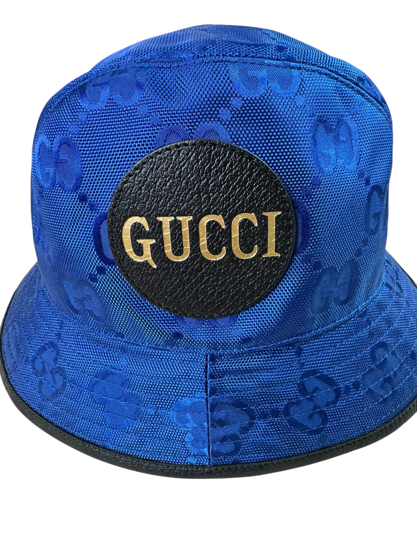 Gucci cappello bucket Off The Grid blu GG Jacquard taglia S 57 cm