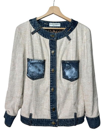 Dolce & Gabbana blazer in lino ((L)
