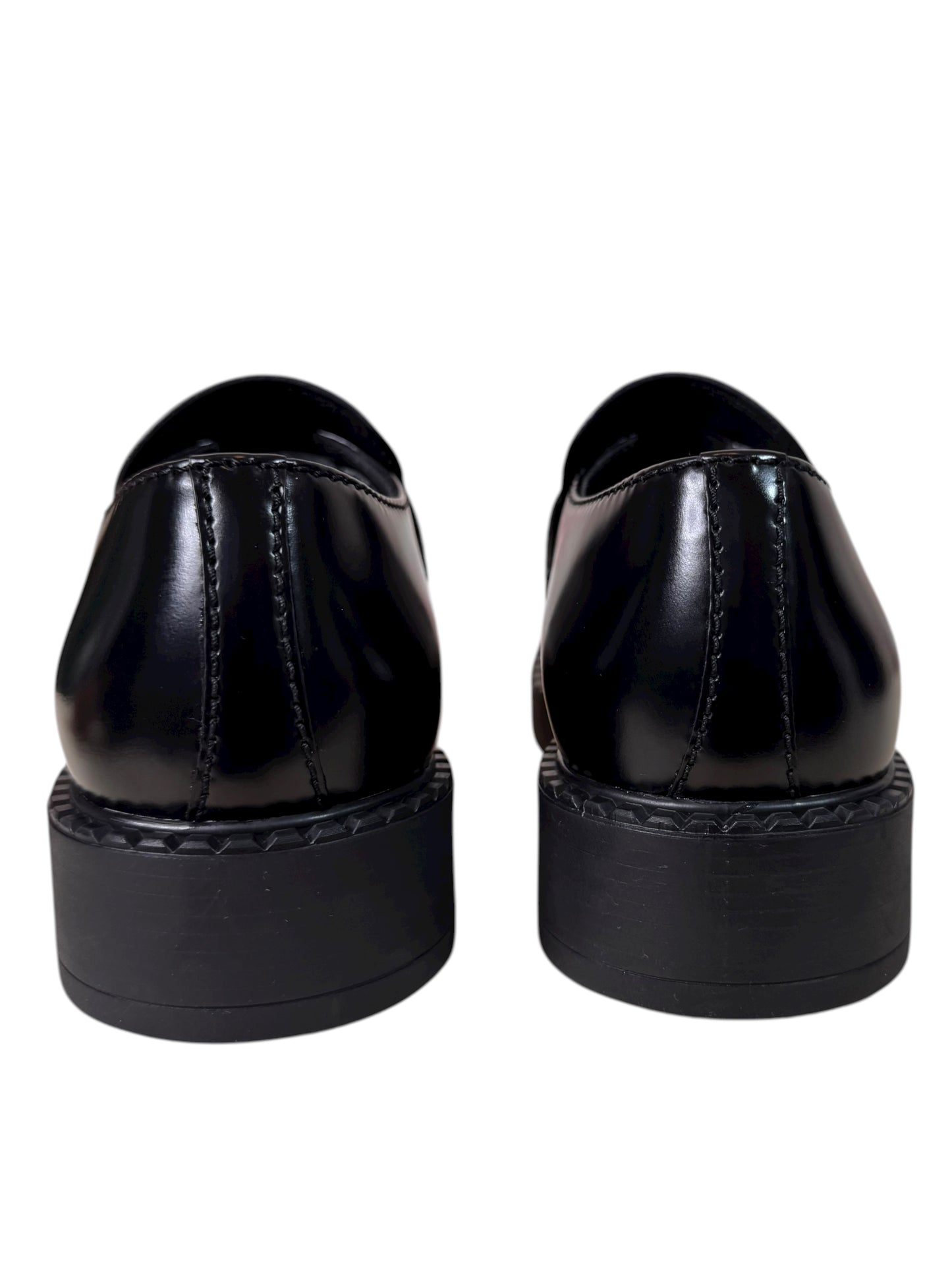 Prada Mocassini in pelle spazzolata nera – 42.5 IT