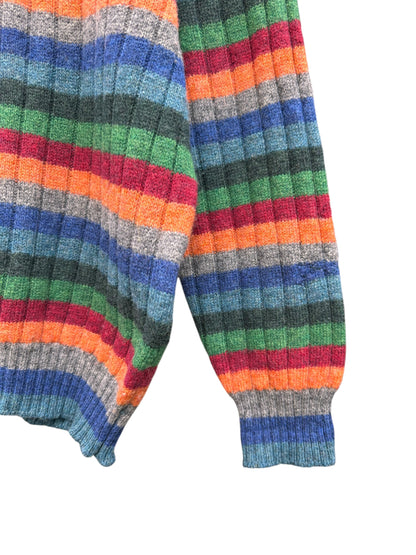 Maglione United Colors of Benetton Pure Shetland multicolor Made in Italy -  L