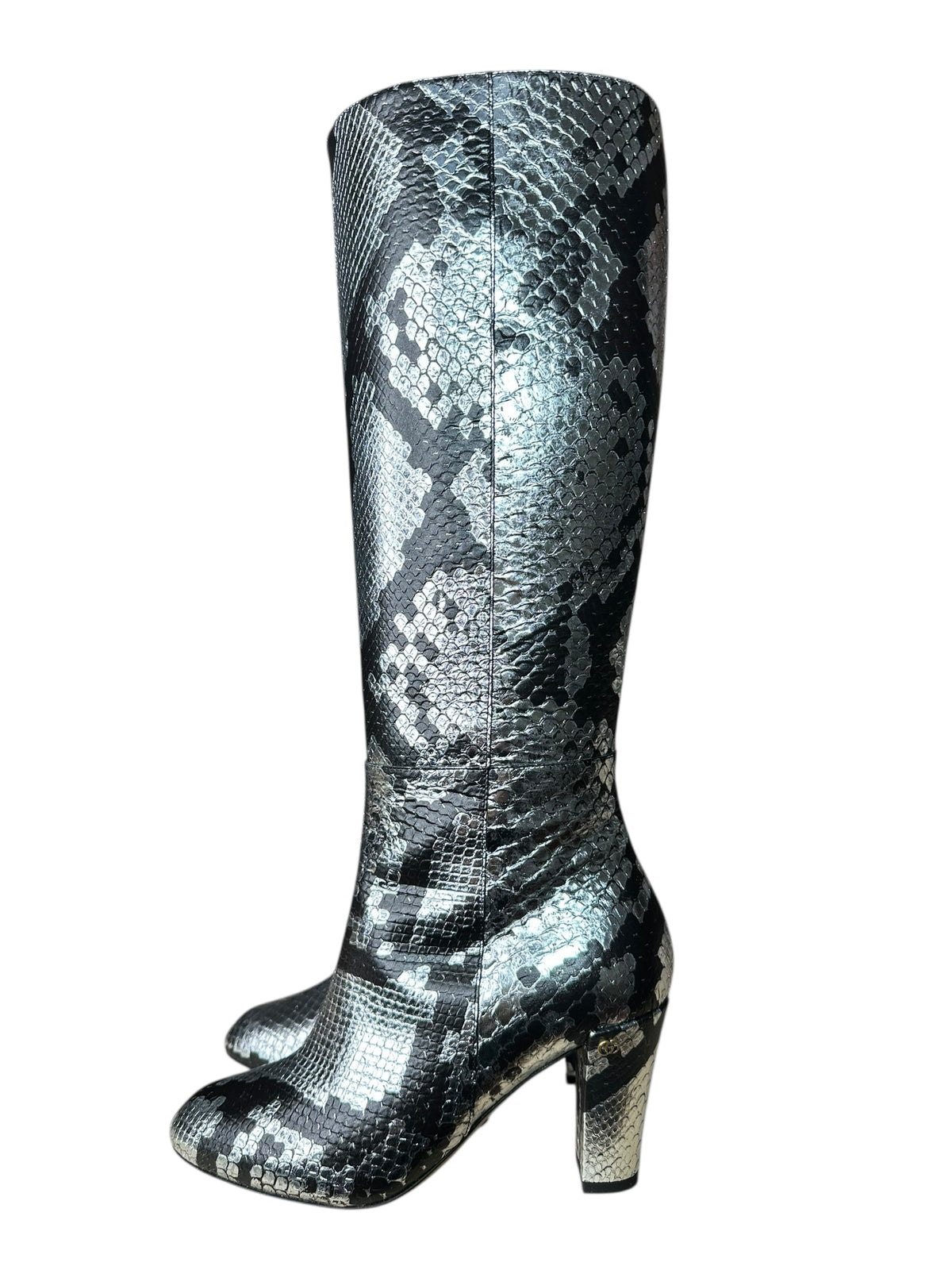 Gucci stivale in pelle stampata — foto 2