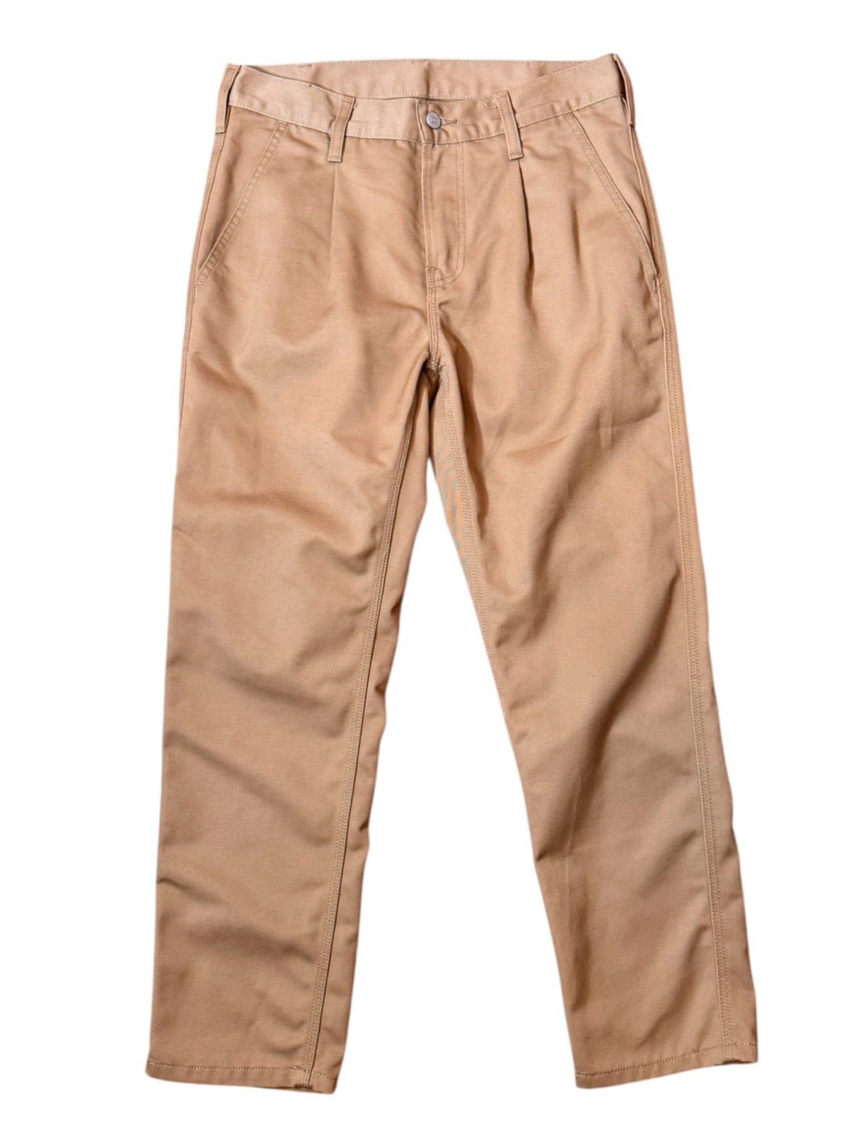 Pantaloni Carhartt Wip Abbott Pant beige workwear taglia 29