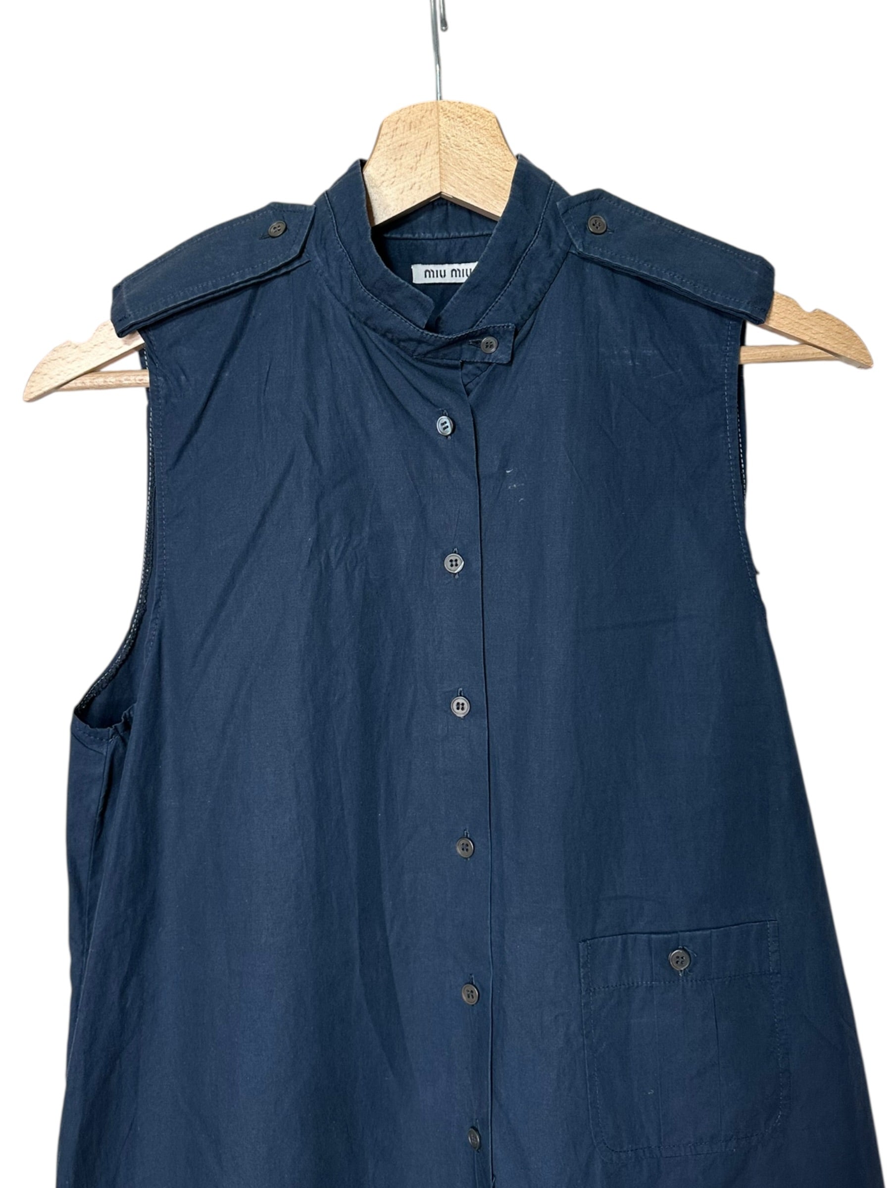 Miu Miu chemisier in cotone — foto 6