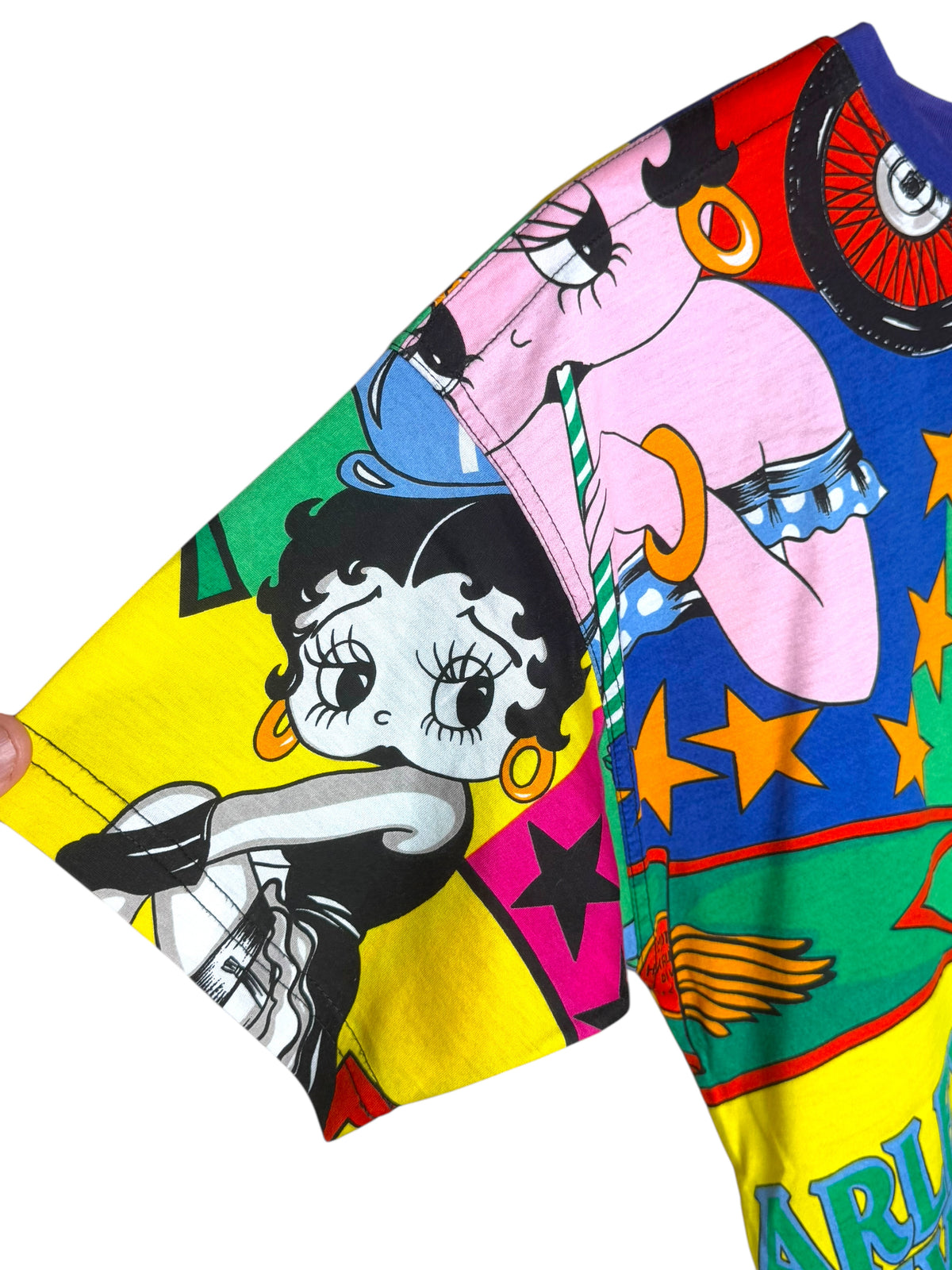 T-shirt Versace Vintage Harley Davidson Betty Boop – Made in Italy — foto 3