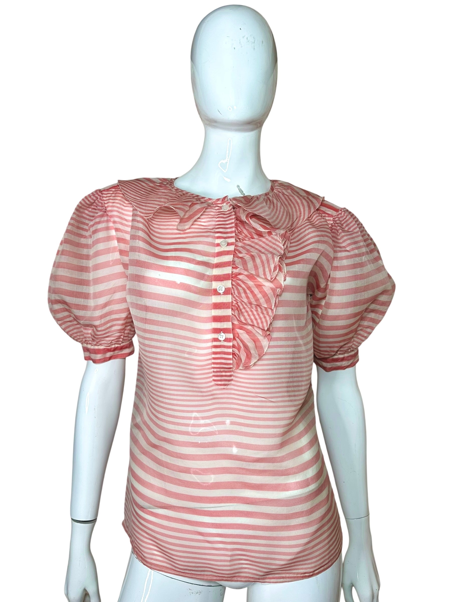 Valentino top vintage a righe — foto 6
