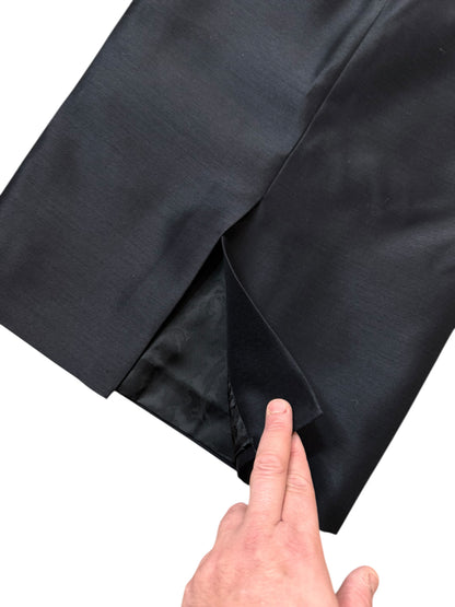 Gonna Versace nera lana e seta - Made in Italy - IT38 e IT36