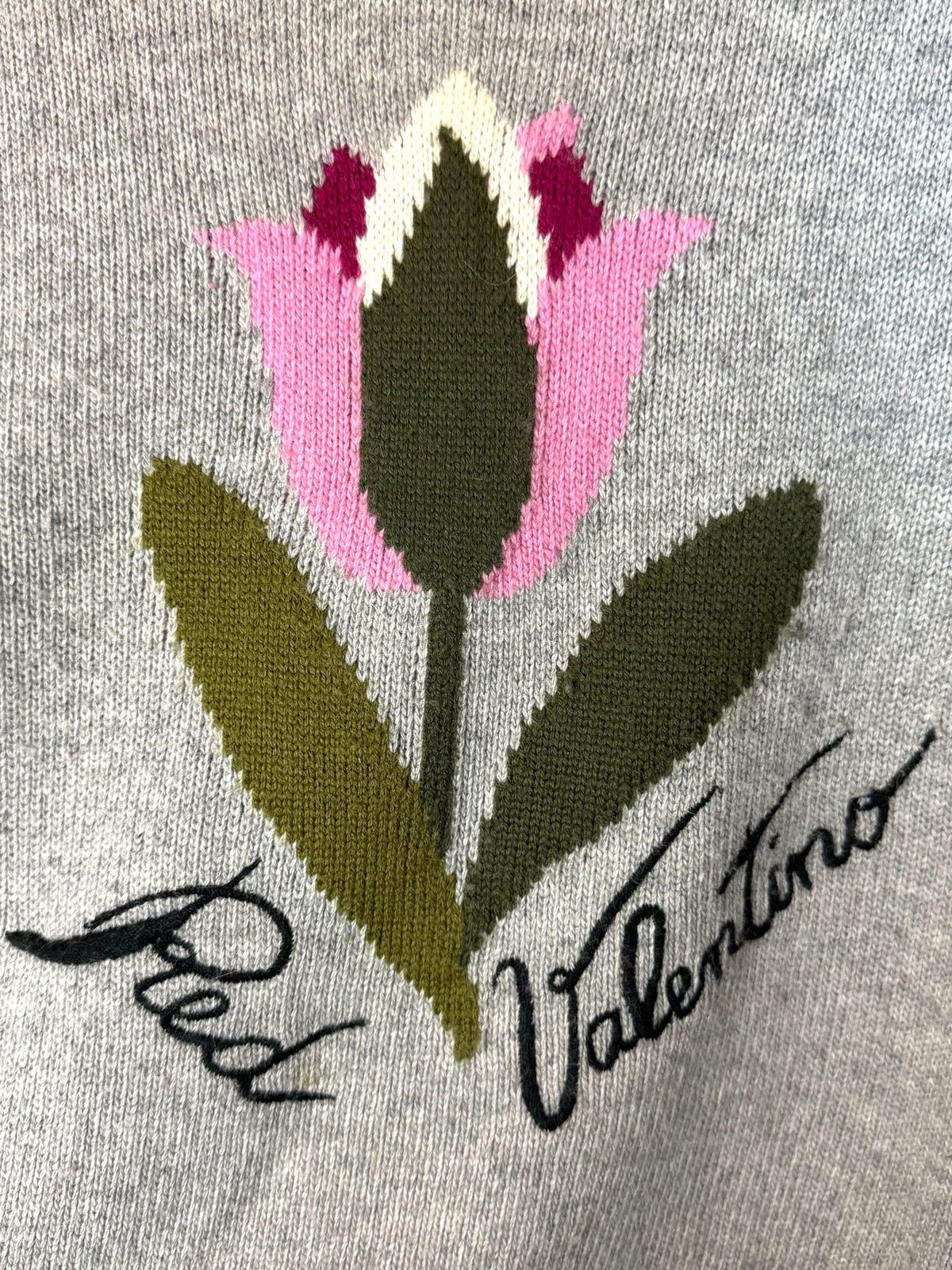 RED VALENTINO - Maglione in Lana con Motivo Ricamato di — foto 2