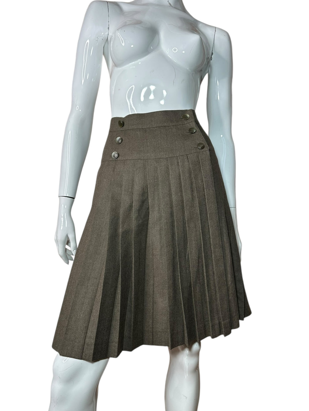 Max Mara gonna vintage in lana e cachemire