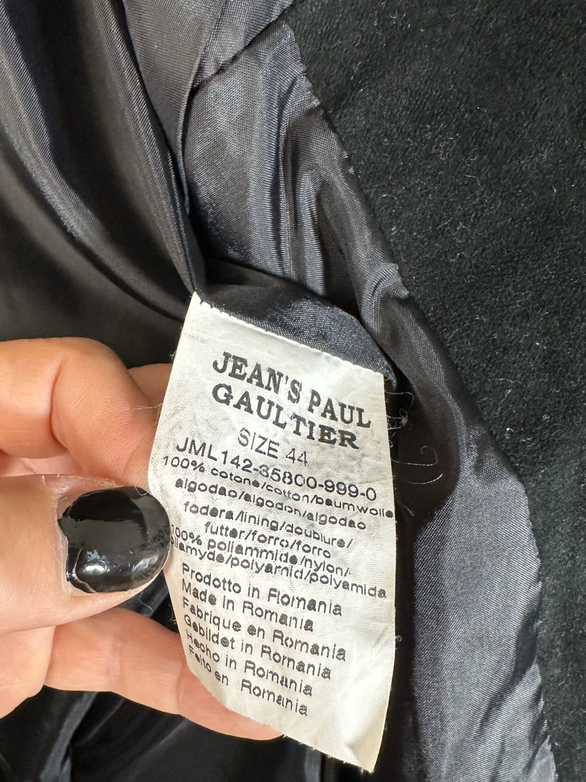 Jeans Paul Gaultier cappotto vintage — foto 8