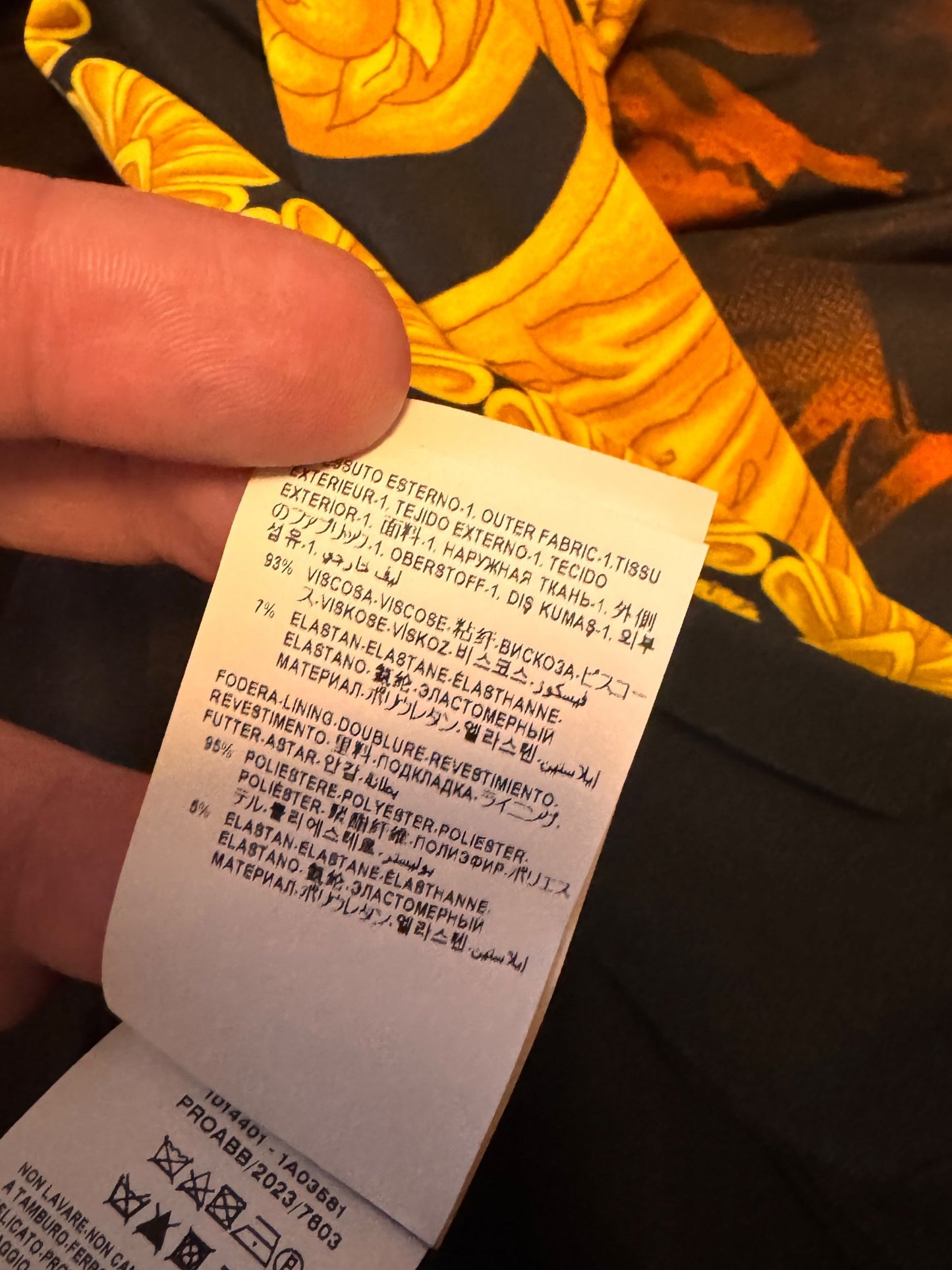 Abito Versace Barocco nero oro Medusa wrap dress tg 36 Made in Italy — foto 10