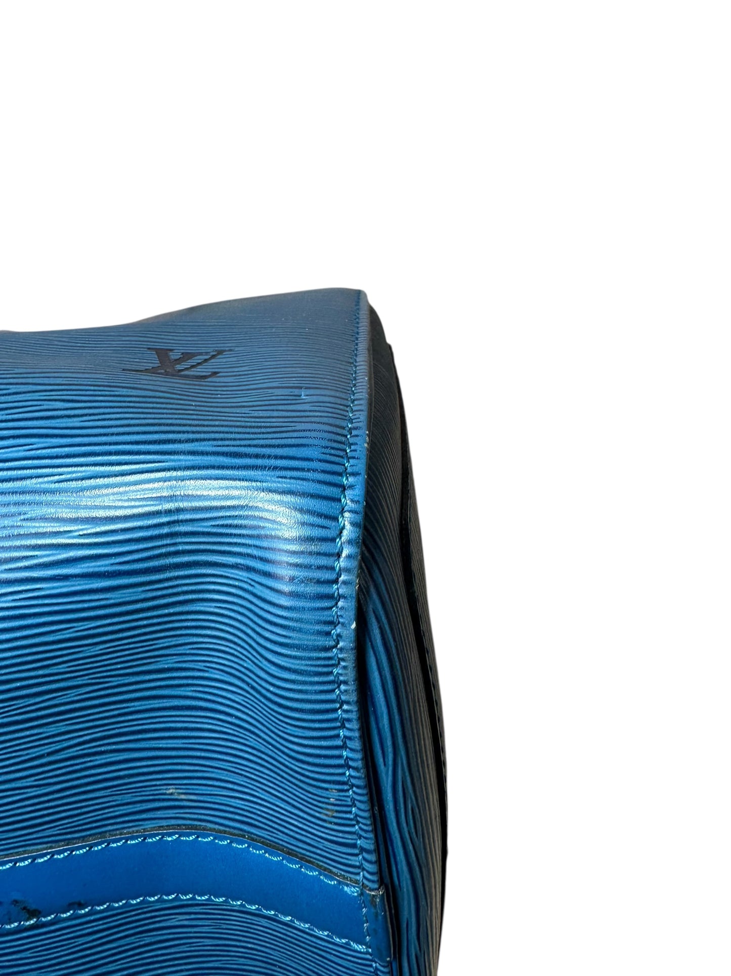 Louis Vuitton borsa speedy in pelle epi blu