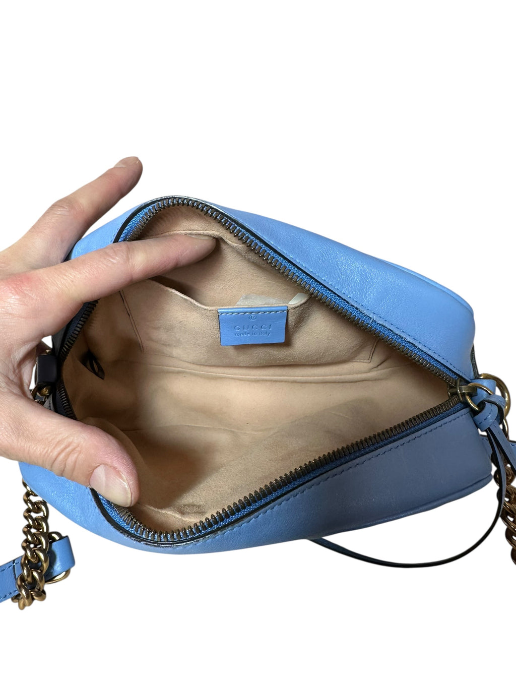 Gucci borsa Marmont in pelle — foto 18