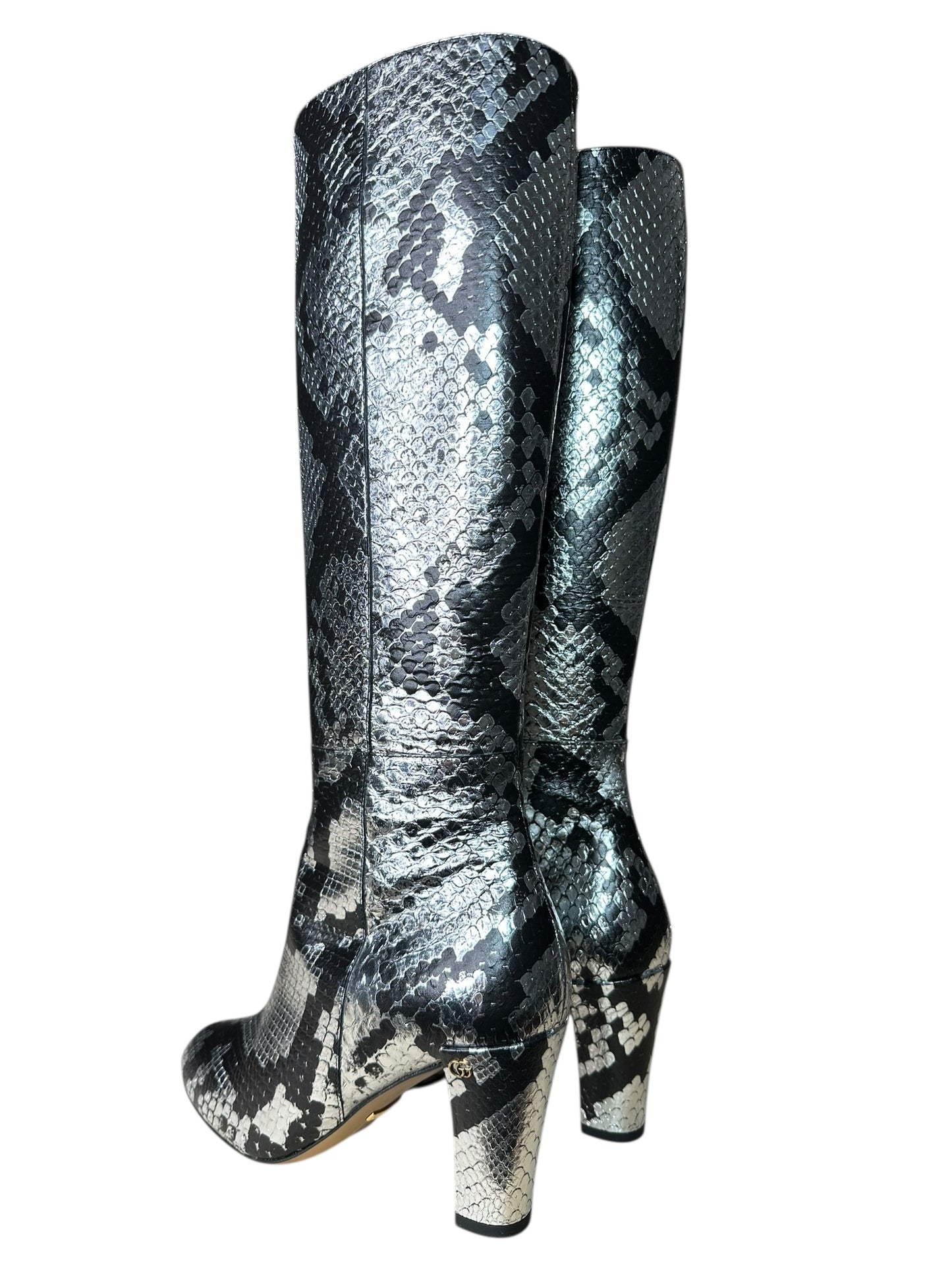 Gucci stivale in pelle stampata (37)