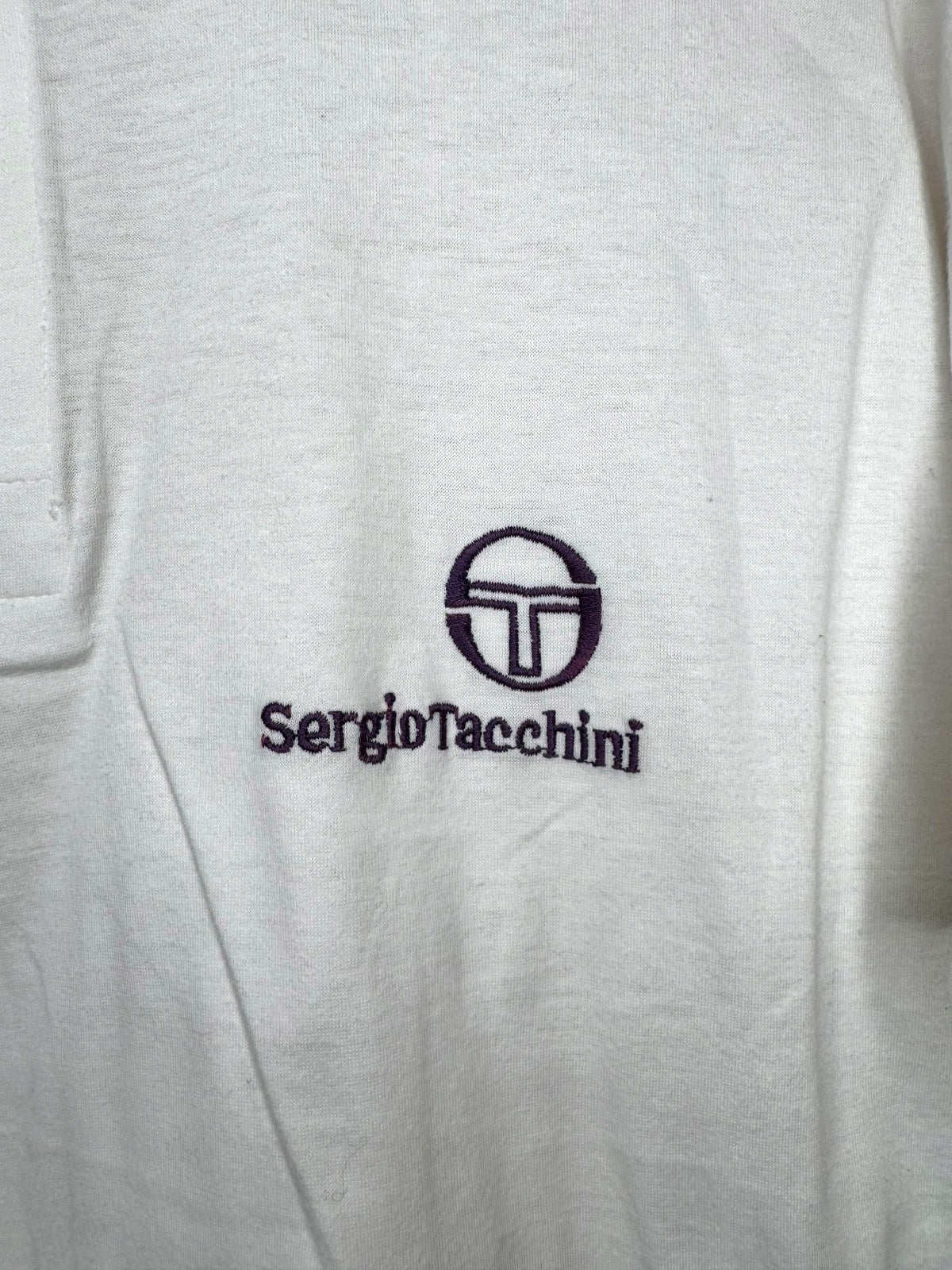 Sergio Tacchini polo vintage anni 80 arciere multicolor taglia M