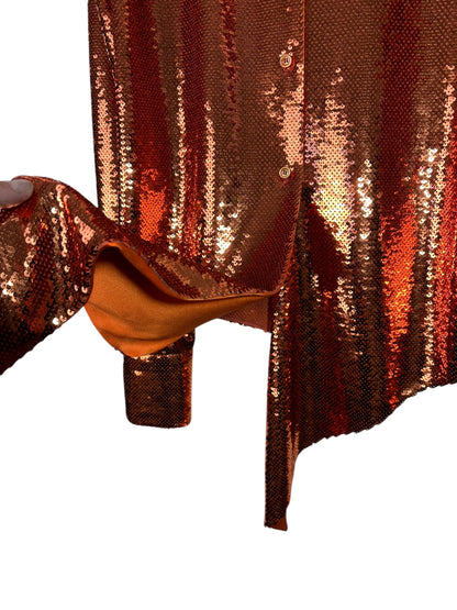 Tom Ford camicia in paillettes (L)