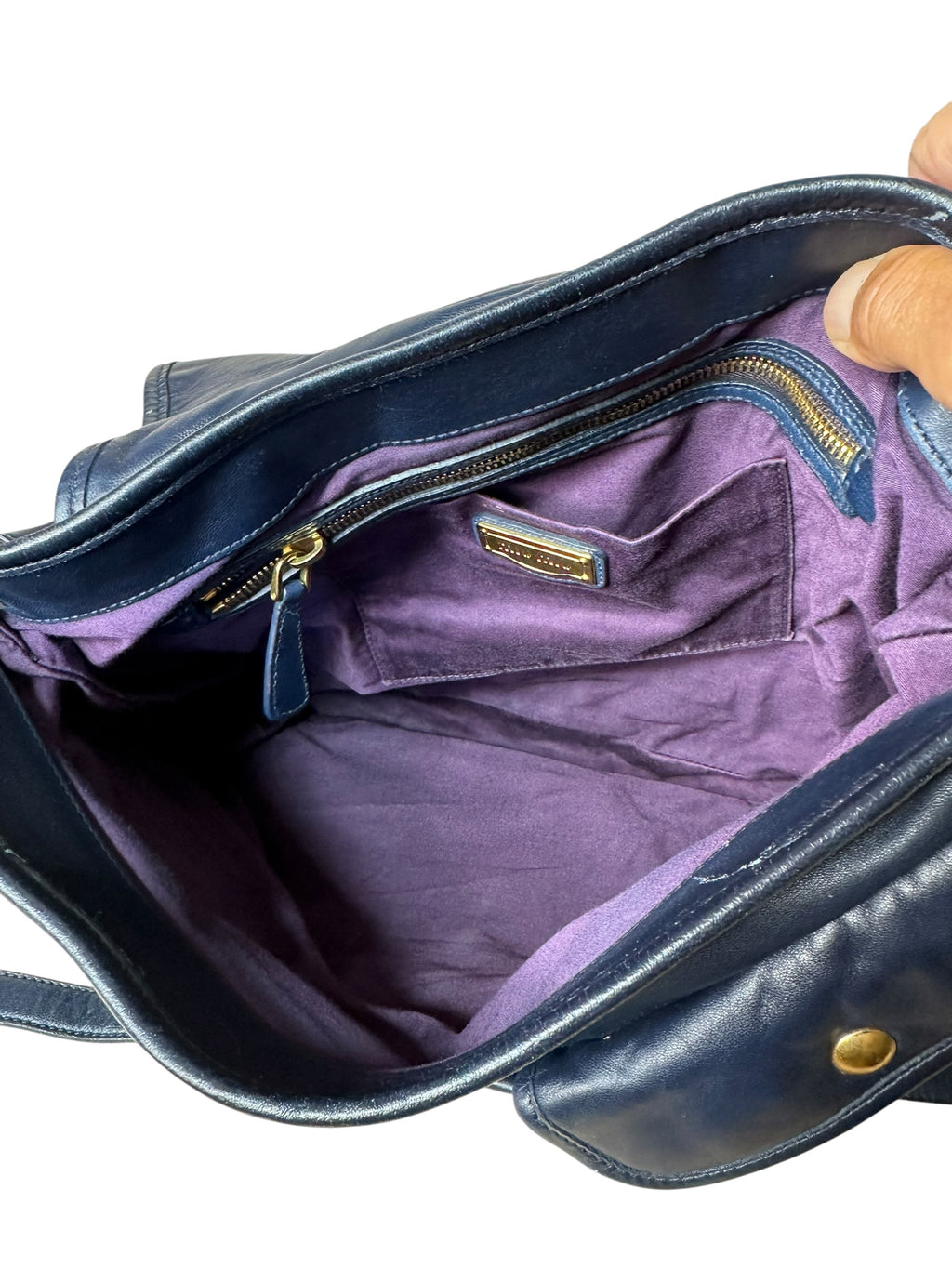 Miu Miu Coffer borsa in pelle