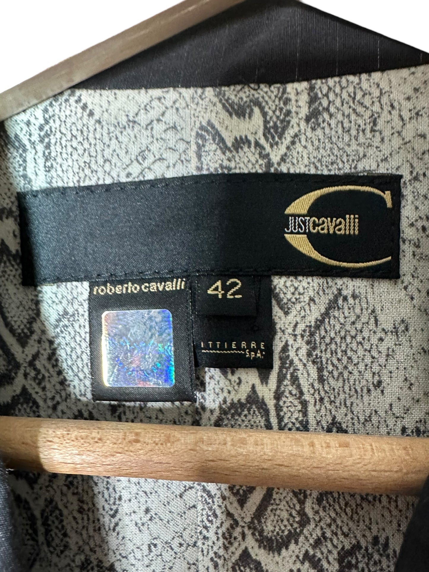 Just Cavalli blazer vintage gessato (M)