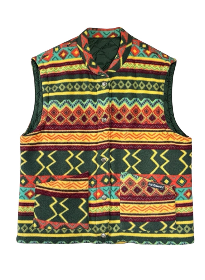 Gilet Roy Rogers Vintage Reversibile in Pile – Made in Italy