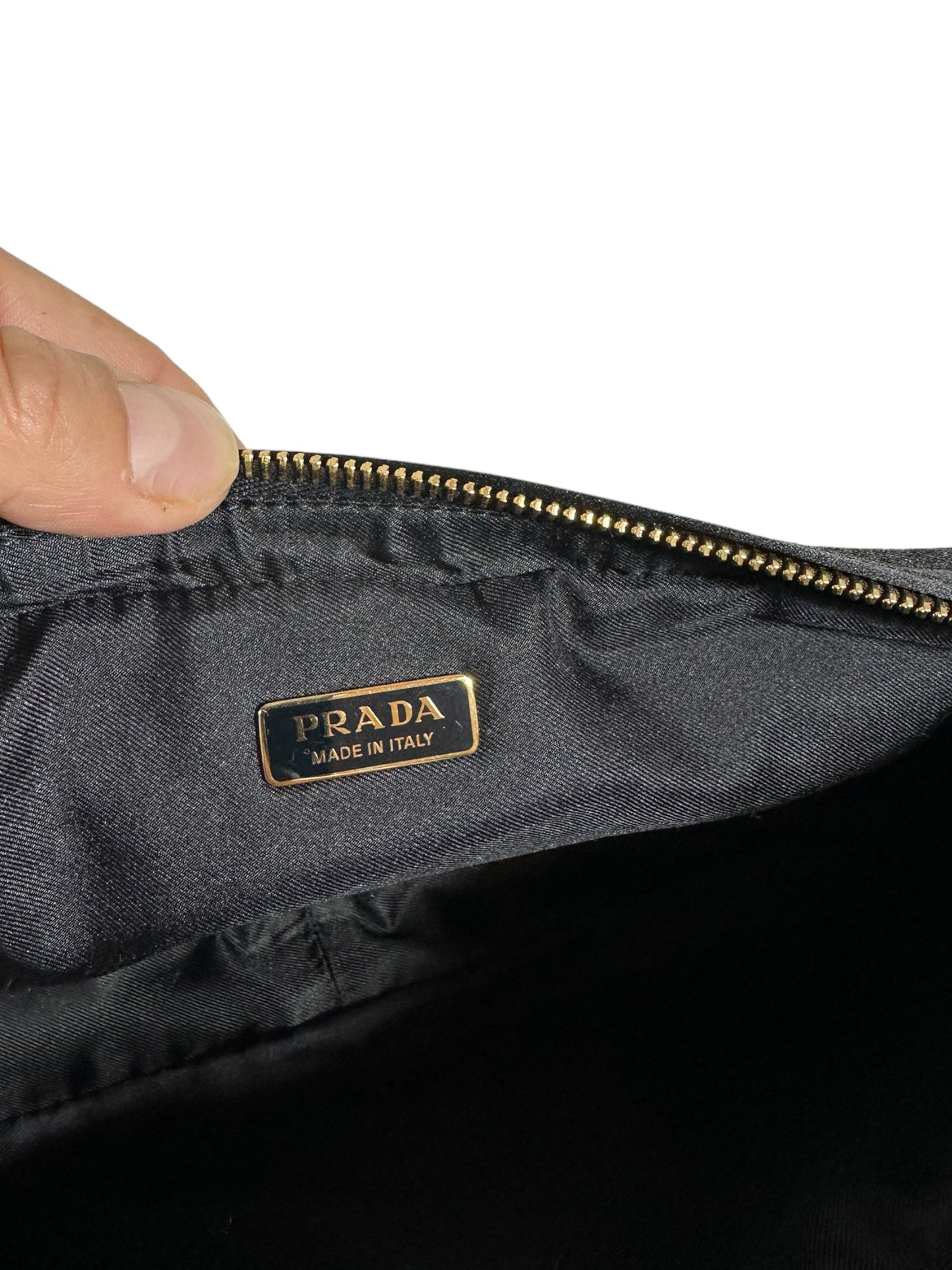 Prada pochette in raso