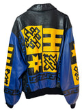Giacca in pelle vintage Michael Hoban