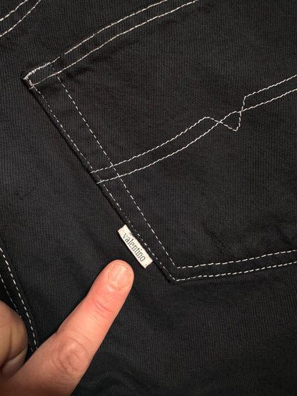 Jeans Valentino Jeans neri vintage Made in Italy uomo