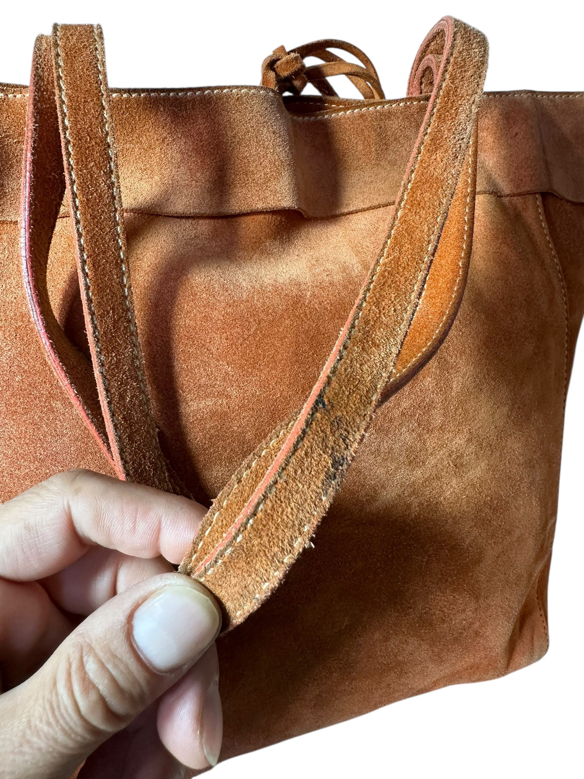 Miu Miu borsa mini tote in suede — foto 18
