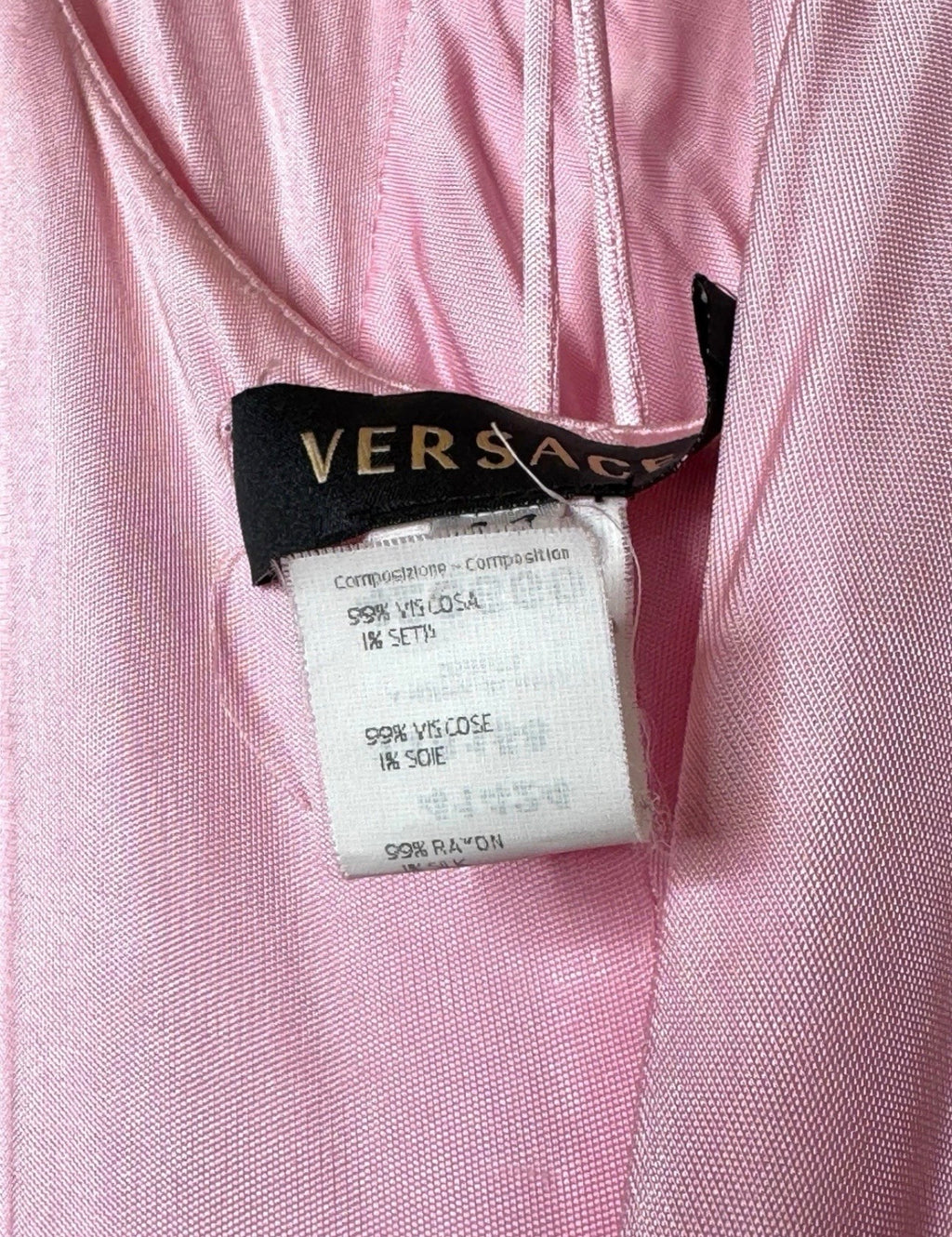 Versace SS2006 Abito Rosa Indossato da Madonna - Raro, Iconico, Taglia 44. — foto 10