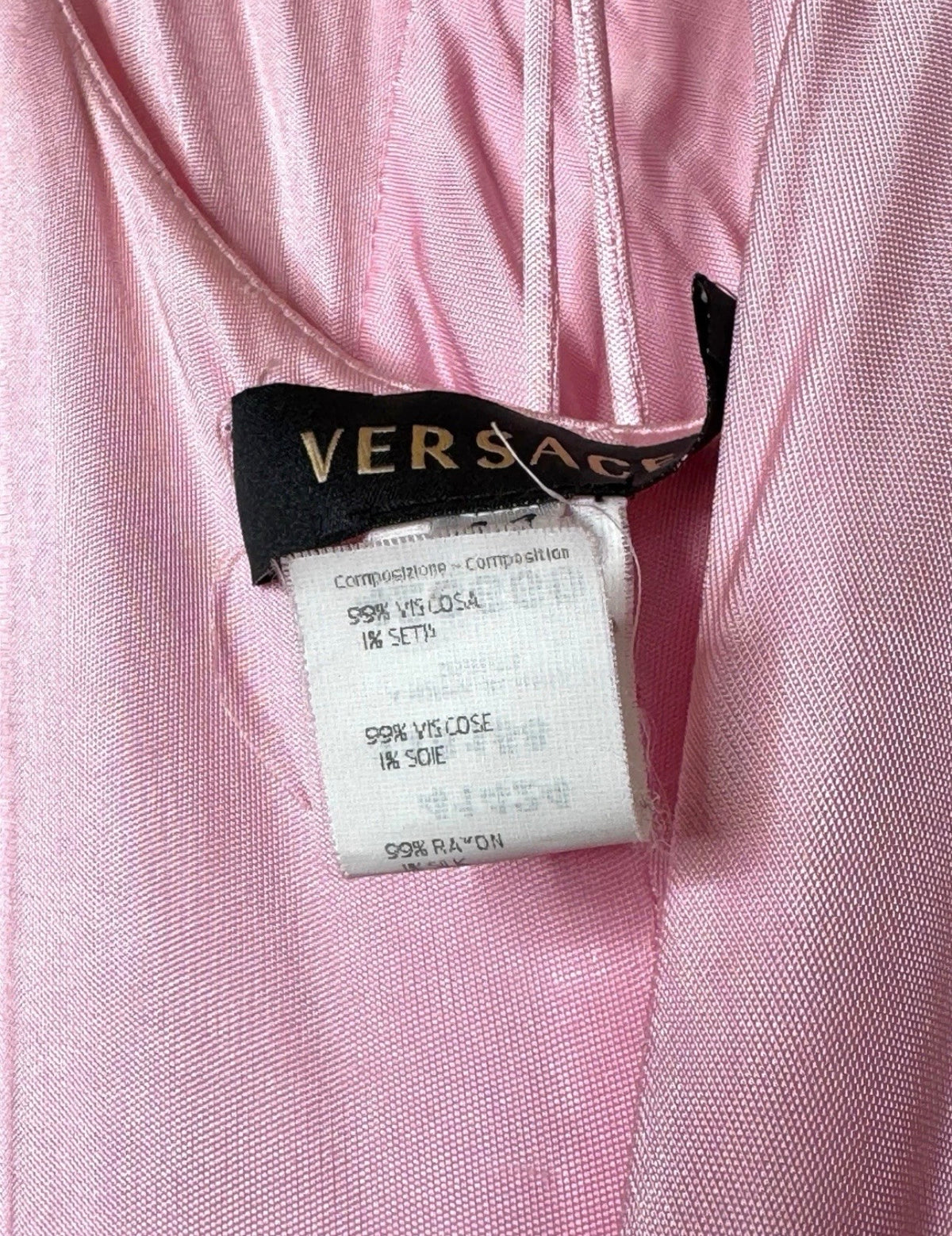 Versace SS2006 Abito Rosa Indossato da Madonna - Raro, Iconico, Taglia 44. — foto 10