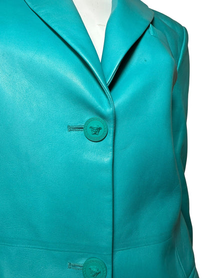 Versace blazer in pelle — foto 4