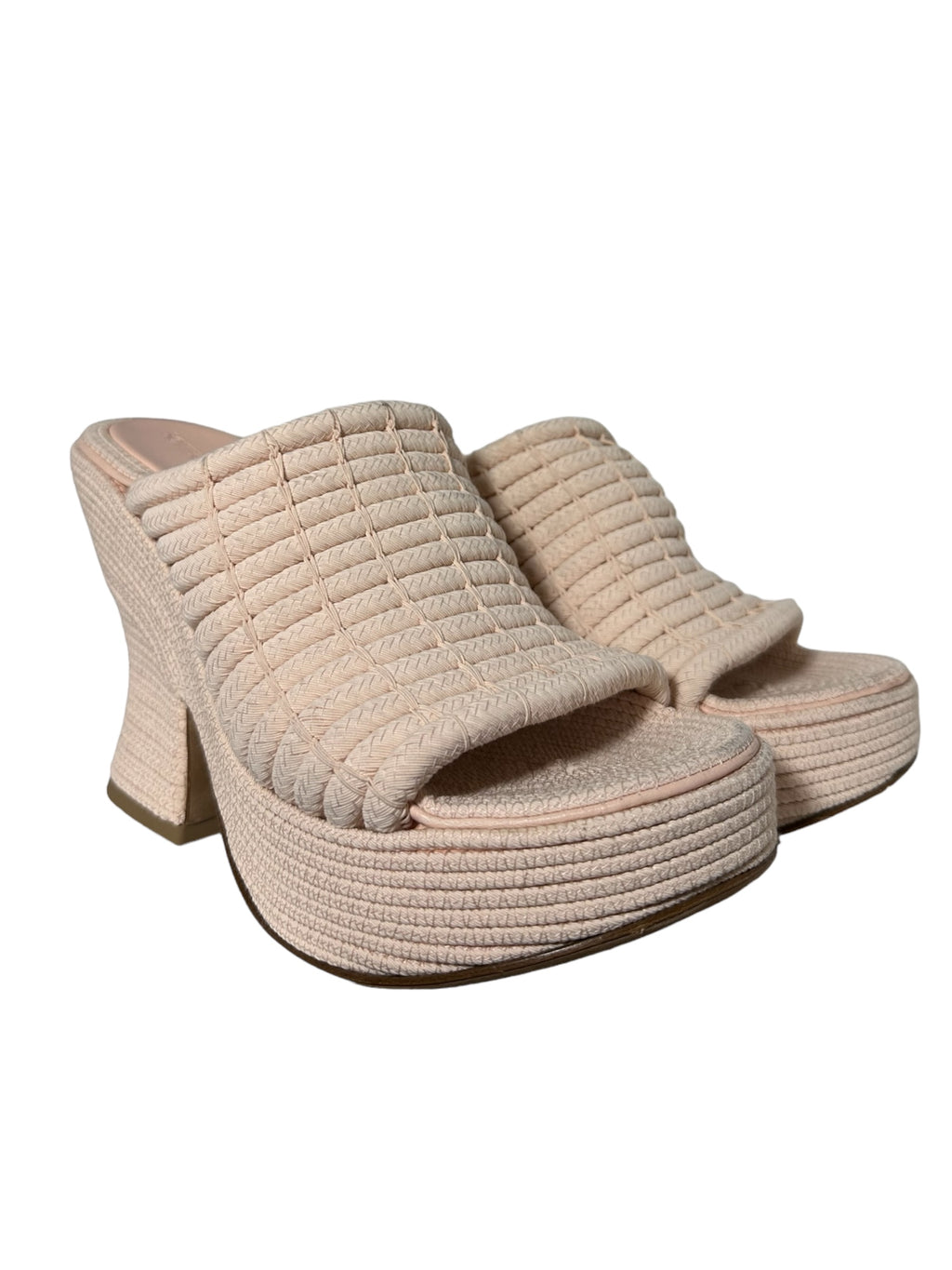 Bottega Veneta sandalo in tessuto