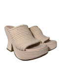 Bottega Veneta sandalo in tessuto