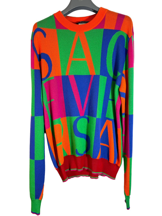 Versace maglione multicolore