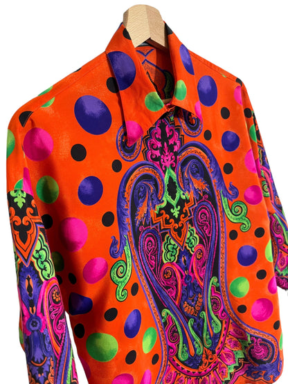 Gianni Versace camicia vintage anni 90s in seta