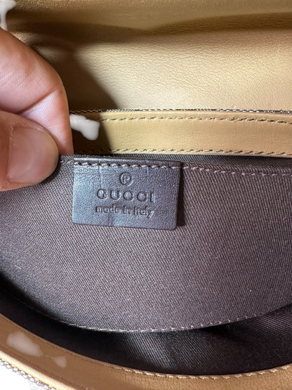 Gucci borsa Horsebit vintage GG