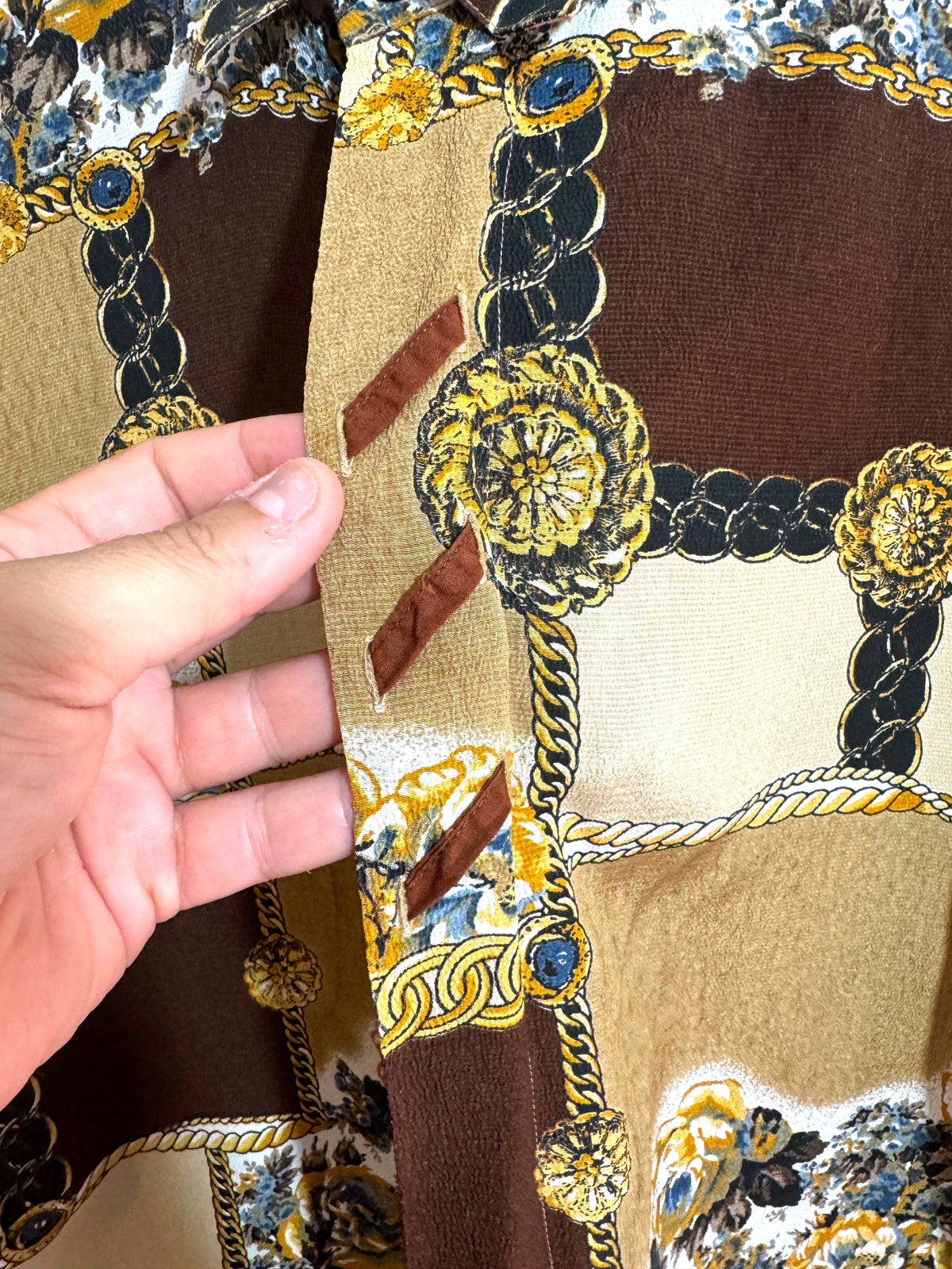 Camicia vintage in viscosa — foto 4