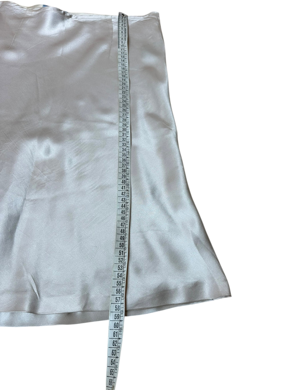 Prada gonna vintage in seta con cintura — foto 13