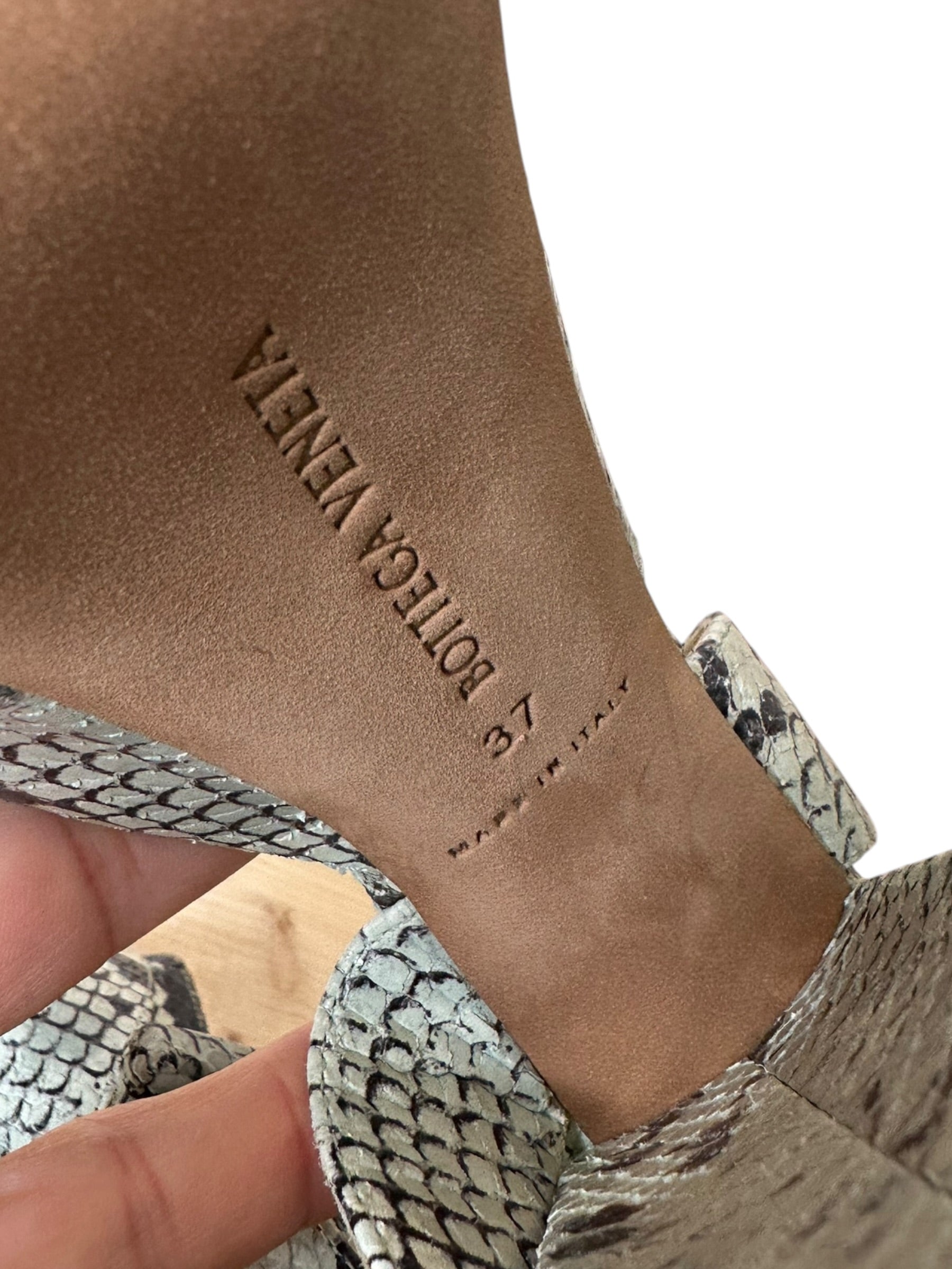 Bottega Veneta sandalo in pitone — foto 10