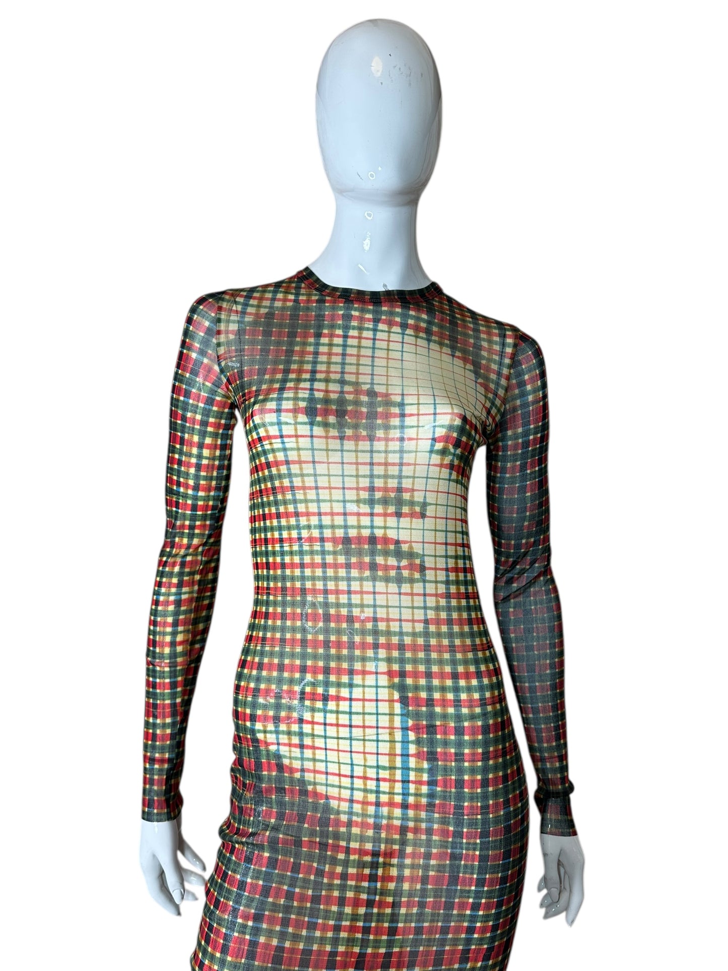 Jean Paul Gaultier maxi abito stampato (M)