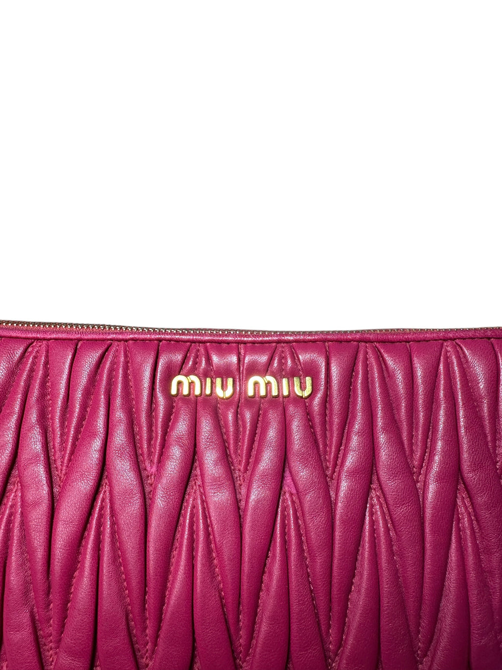 Miu Miu maxi pochette in pelle — foto 2